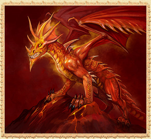 Fire Wizard Dragon Lafret
